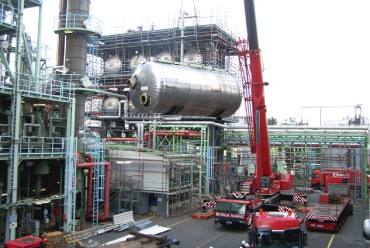 Chemieanlage demontiert